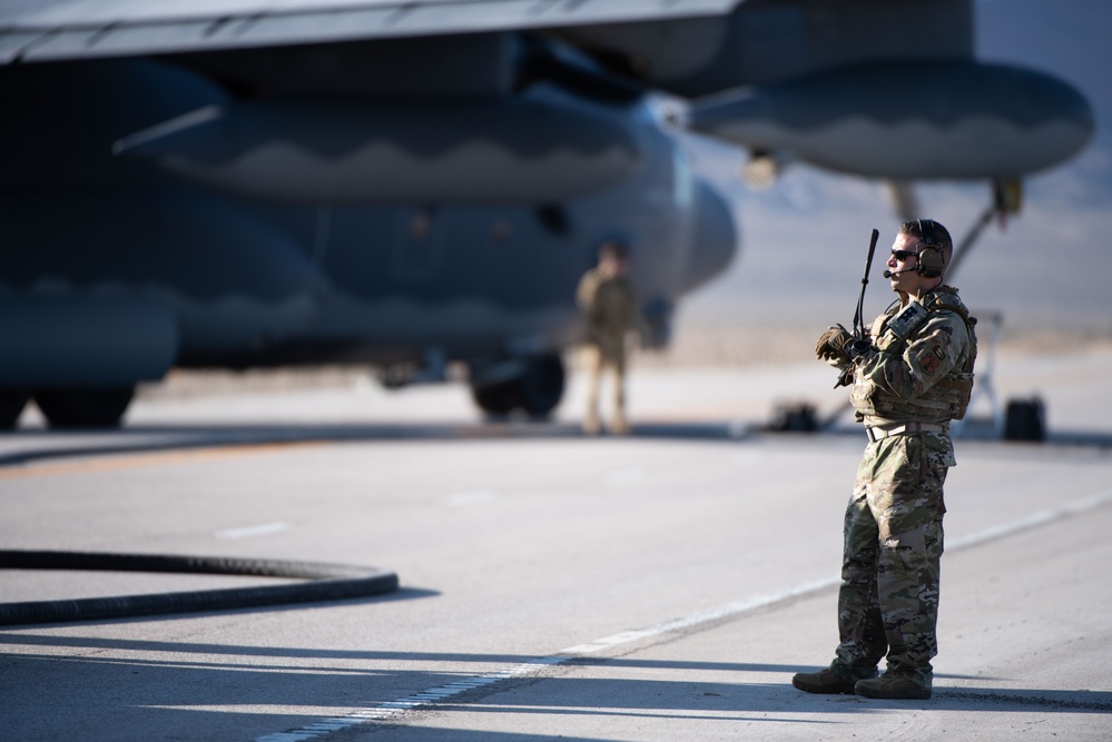 AFSOC, Total Force landed MC-130J, MQ-9, A-10s, MH-6s on Wyoming Highways