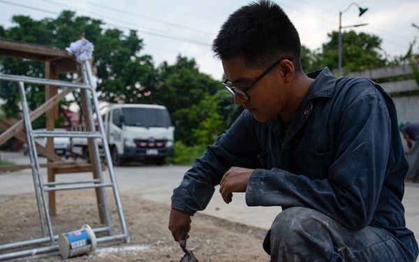 Balikatan 23 | 9th ESB partners with Philippine Air Force Engineers to build a clinic