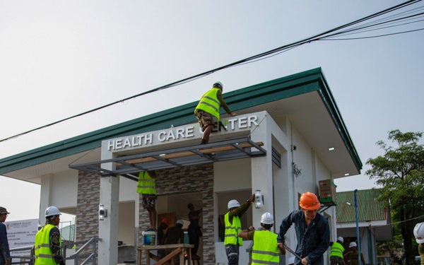 Balikatan 23 | 9th ESB, 355th AEW build health care clinic