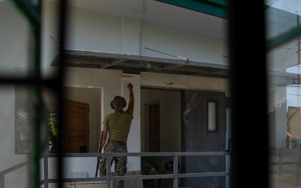 Balikatan 23 | 9th ESB, 355th AEW build health care clinic