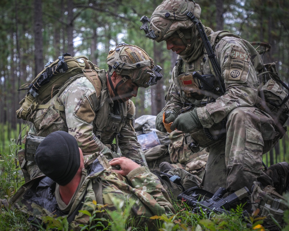 JRTC 23-07 Paratroopers React To Contact