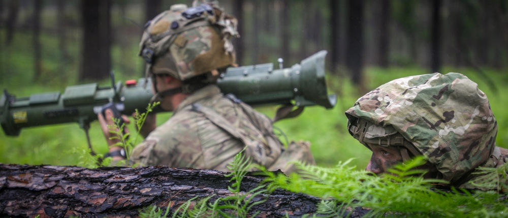 JRTC 23-07 Paratroopers Conduct A Patrol