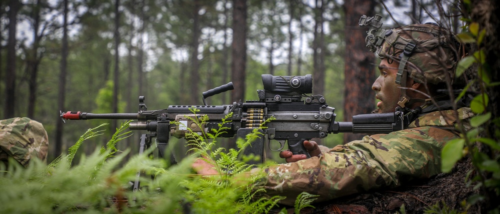 JRTC 23-07 Paratroopers Conduct A Patrol