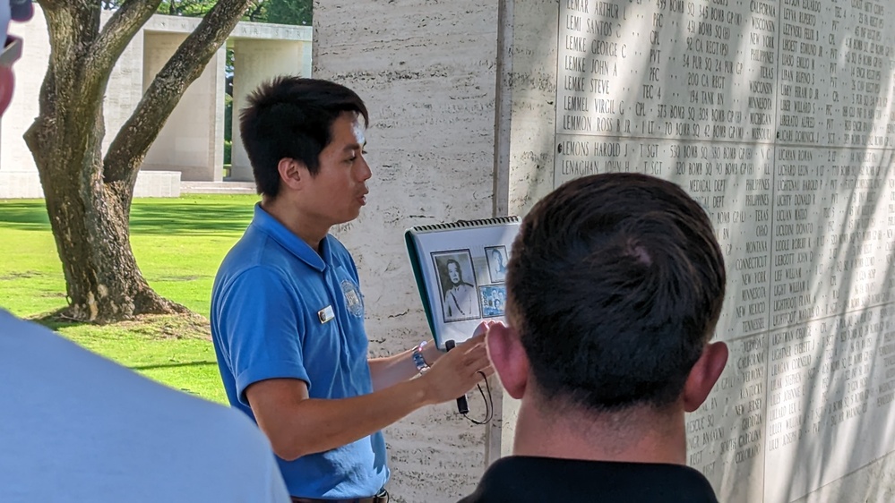 Balikatan 23 | Joint Exercise Support Group Visits Manila American Cemetery and Memorial