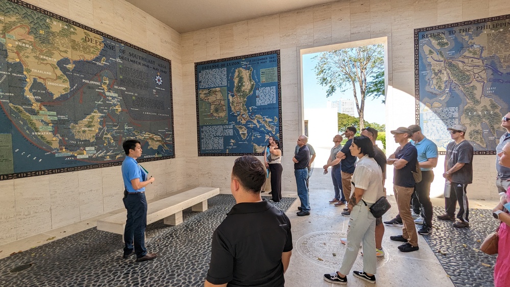 Balikatan 23 | Joint Exercise Support Group Visits Manila American Cemetery and Memorial