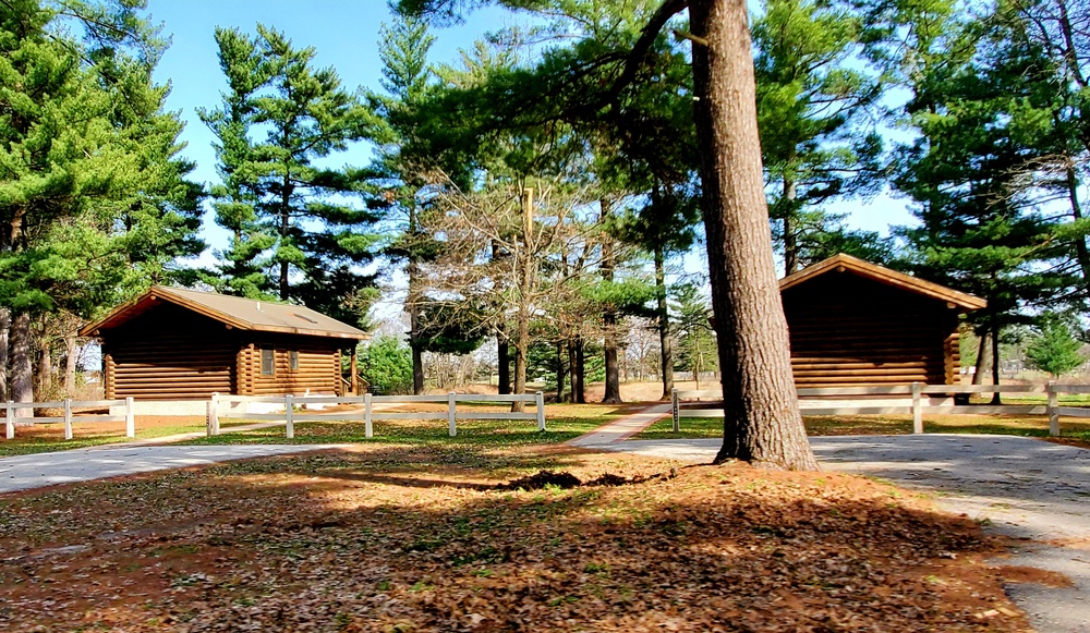 Cabins at Fort McCoy's Pine View Campground