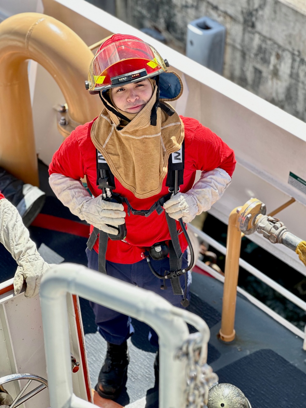 USCGC Oliver Henry (WPC 1140 ) conducts damage control training