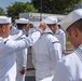 Service Dress White Uniform Inspection