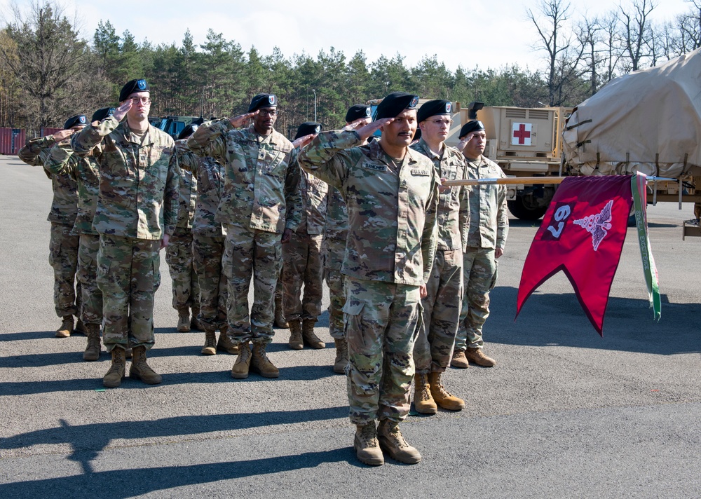 67th Forward Resuscitative Surgical Detachment Change of Command