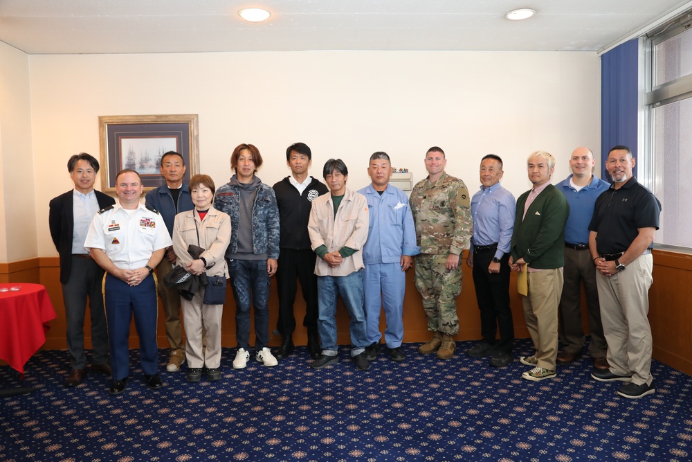 USAG Japan commander visits key sites, recognizes team members, meets city mayors during final tour of Kure