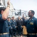 Sailor Re-Enlists Aboard USS John Finn (DDG 113)