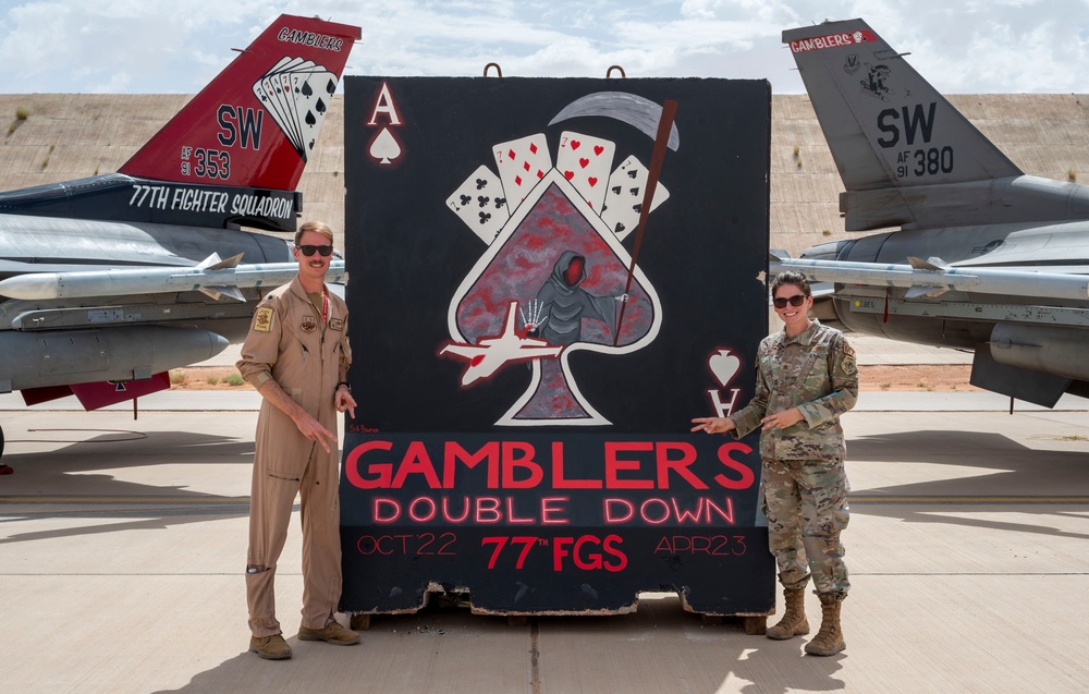 77th EFS and EFGS 'Gamblers' Group Photos