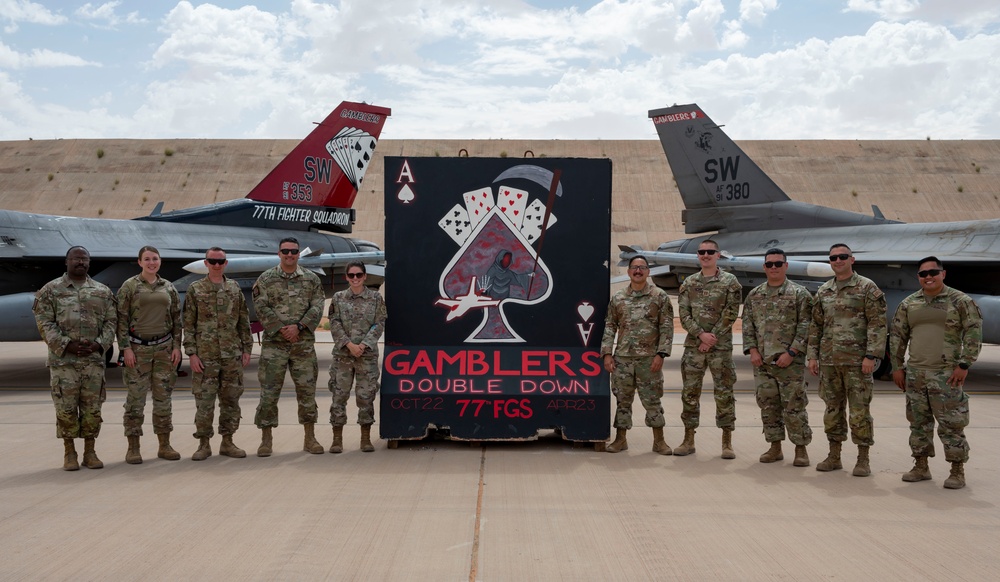 77th EFS and EFGS 'Gamblers' Group Photos