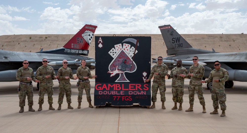 77th EFS and EFGS 'Gamblers' Group Photos