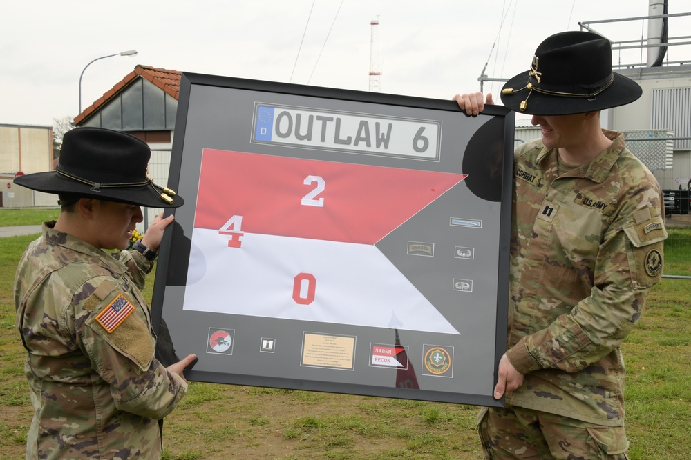 4th Squadron 2nd Cavalry Regiment Change of Command