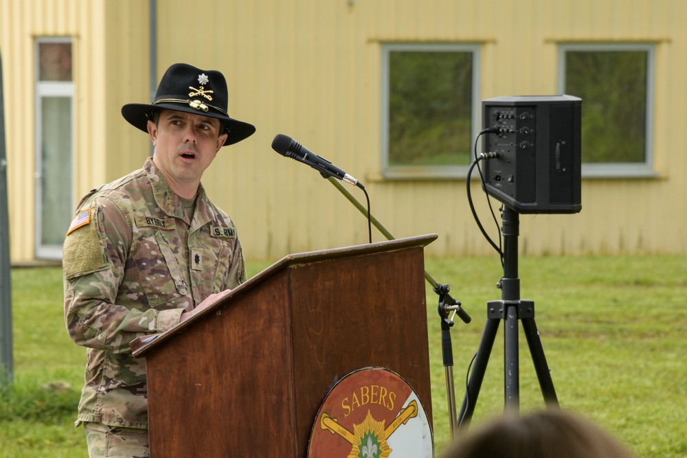 4th Squadron 2nd Cavalry Regiment Change of Command