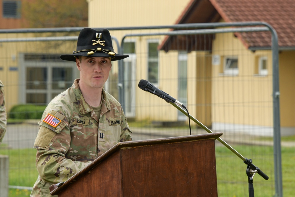 4th Squadron 2nd Cavalry Regiment Change of Command