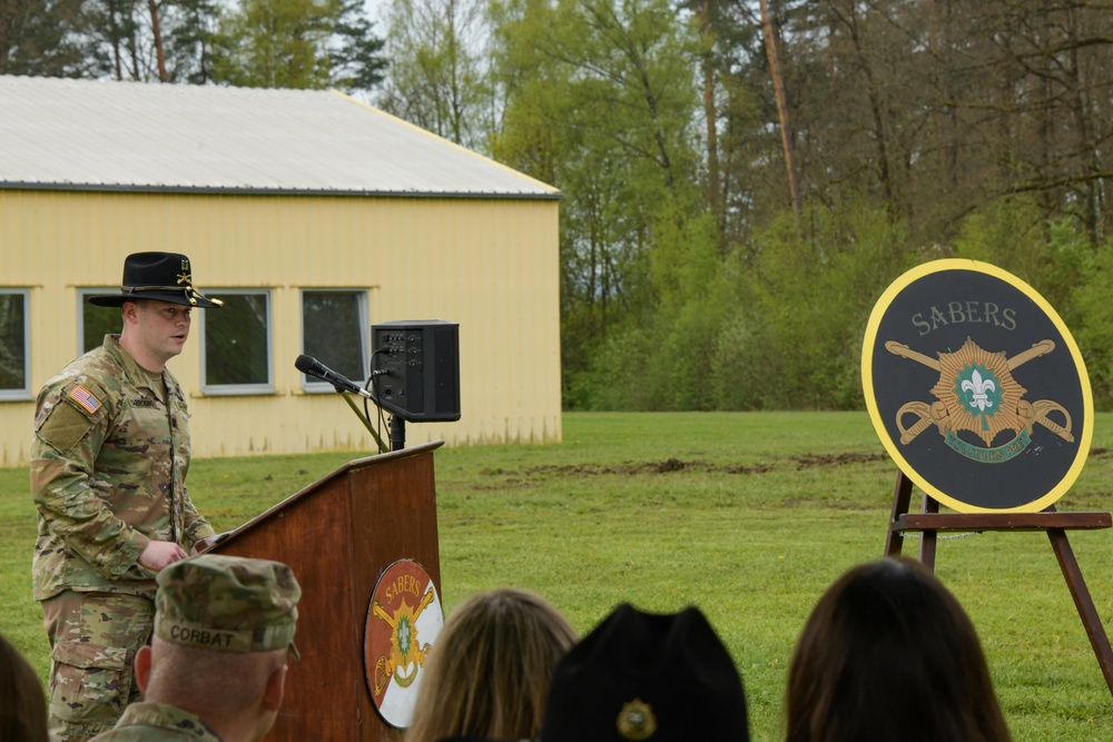 4th Squadron 2nd Cavalry Regiment Change of Command