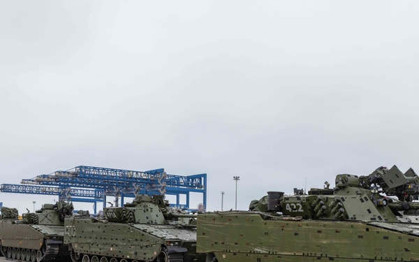 DEU Armored Vehicles Arrive, Sardinia