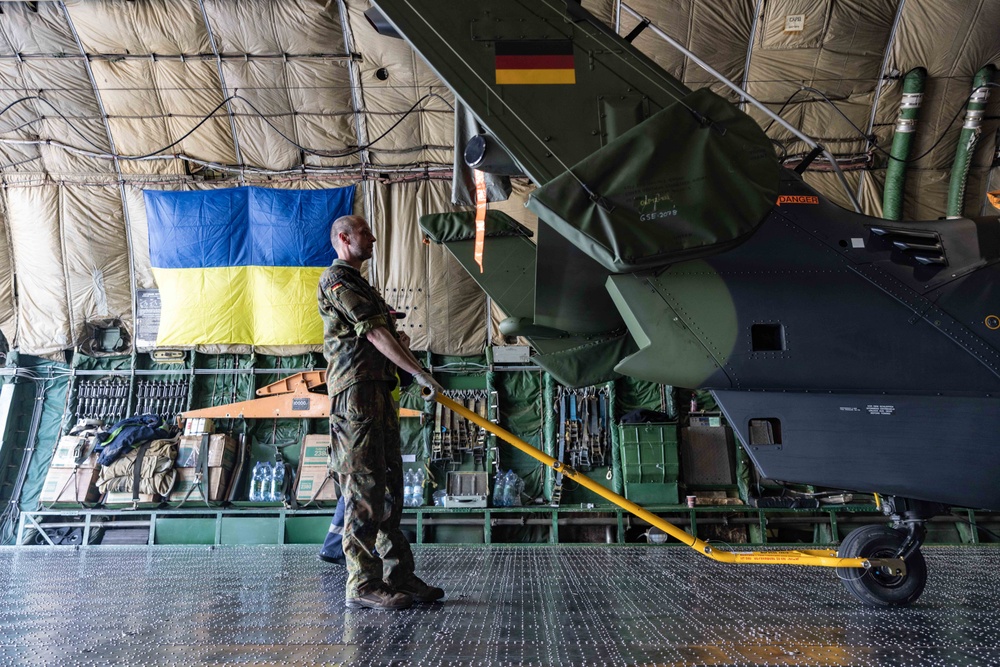 Exercise Noble Jump 23: Antonov Delivers German Tiger Attack Helicopters to Sardinia