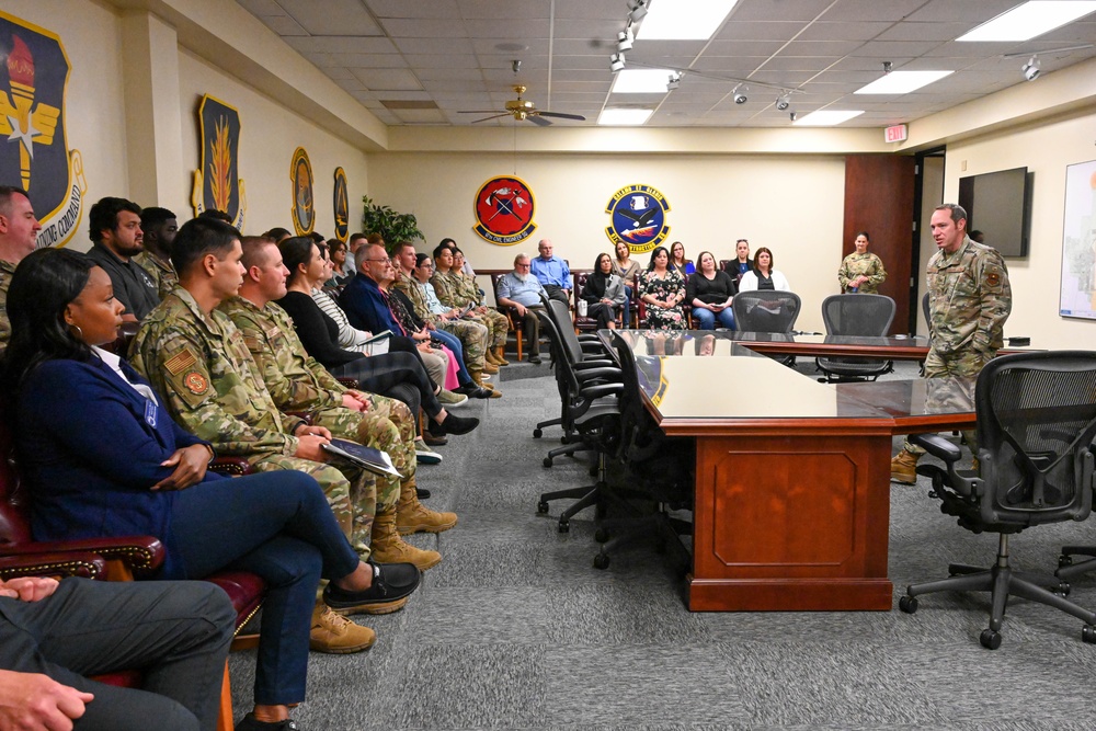 Functional managers visit 97 AMW Airmen