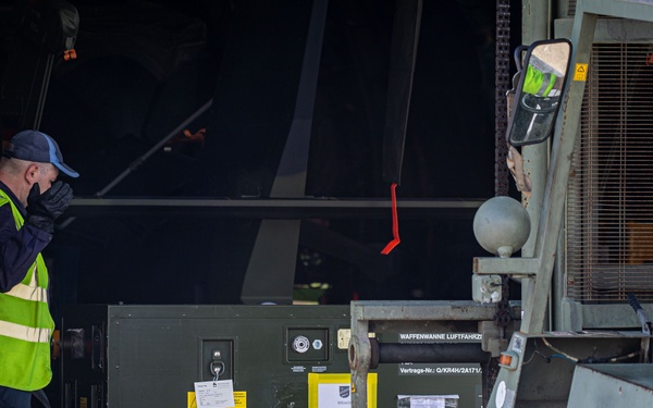 Noble Jump 23: Antonov An-124 Ruslan Delivers German Tiger Attack Helicopters, Sardinia