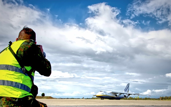 Noble Jump 23: Antonov An-124 Ruslan Delivers German Tiger Attack Helicopters, Sardinia