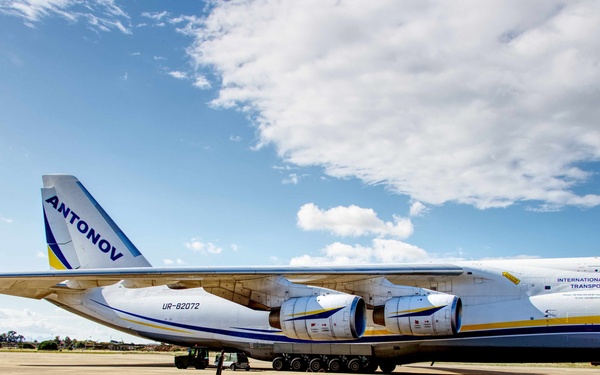 Noble Jump 23: Antonov An-124 Ruslan Delivers German Tiger Attack Helicopters, Sardinia