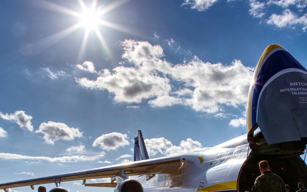 Noble Jump 23: Antonov An-124 Ruslan Delivers German Tiger Attack Helicopters, Sardinia