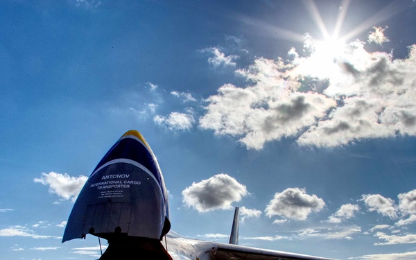 Noble Jump 23: Antonov An-124 Ruslan Delivers German Tiger Attack Helicopters, Sardinia