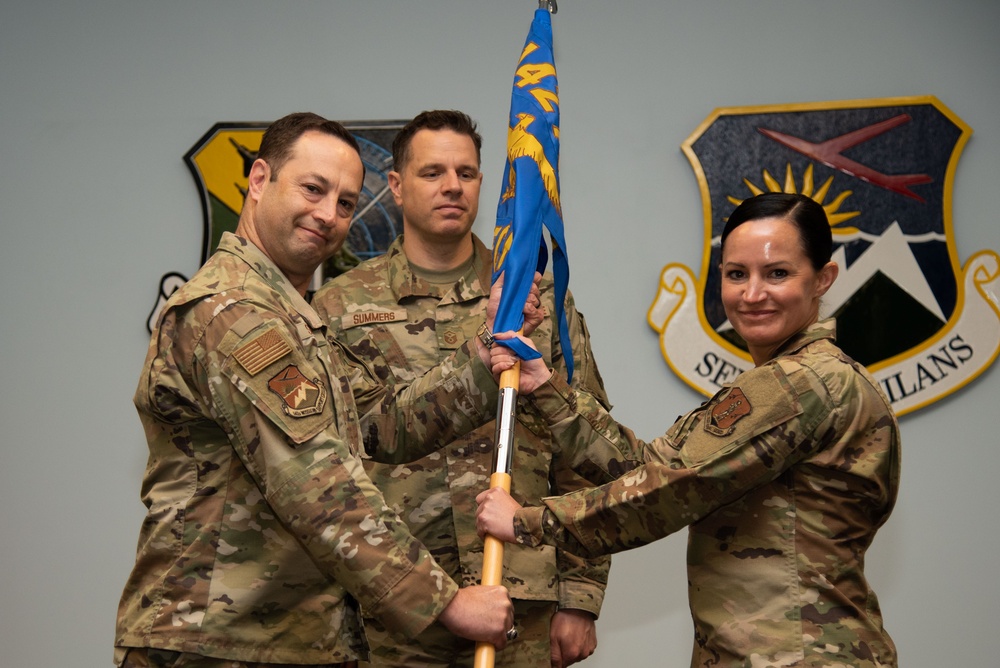 142nd Communications Flight welcomes new Commander