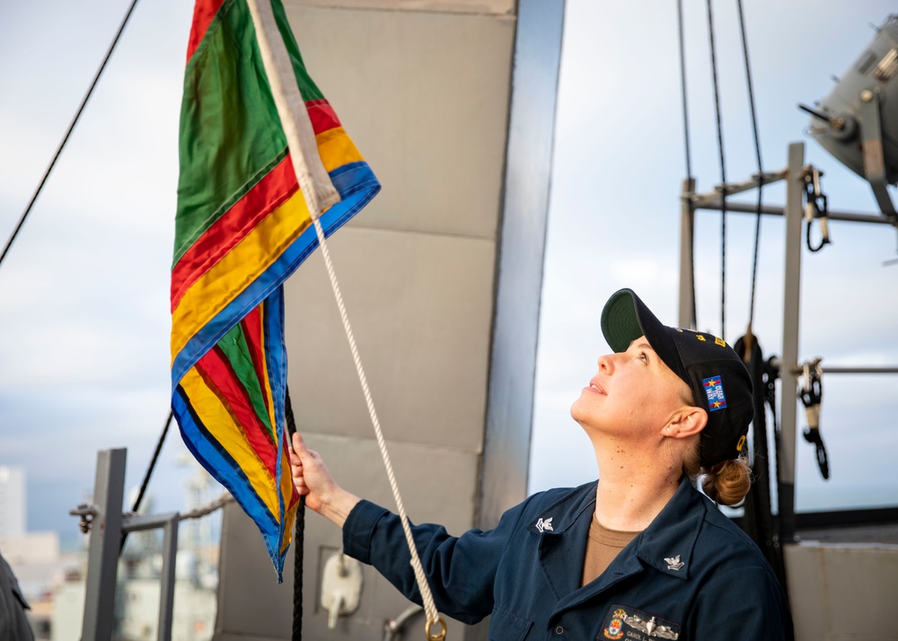 USS Porter Arrives in Rota, Spain