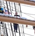 USCGC Eagle crew members spend free time aloft