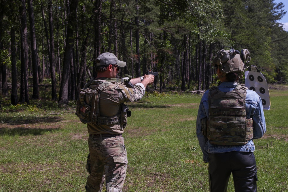 Miss USA 2022 Morgan Romano visits 3rd Special Forces Group (Airborne)