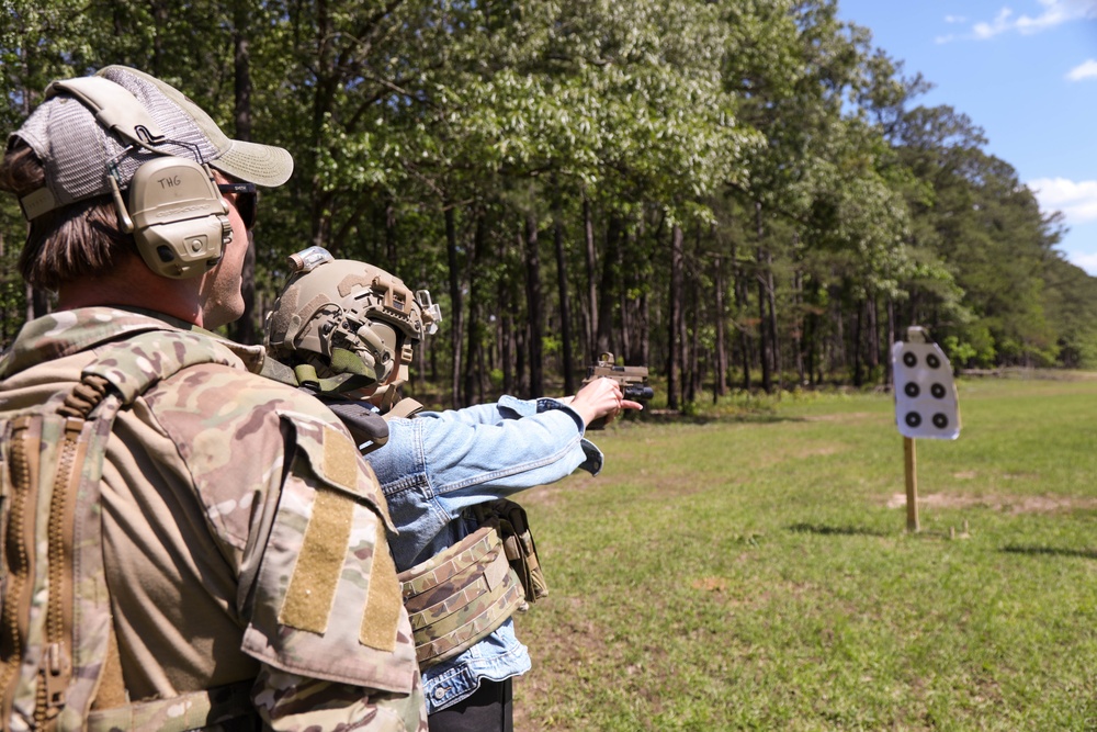 Miss USA 2022 Morgan Romano visits 3rd Special Forces Group (Airborne)