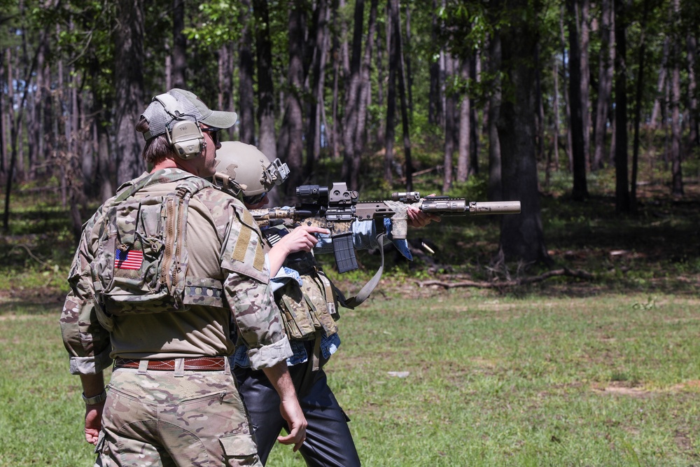 Miss USA 2022 Morgan Romano visits 3rd Special Forces Group (Airborne)