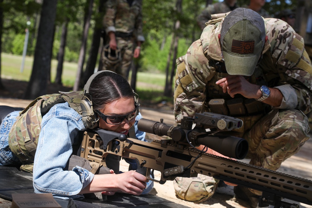 Miss USA 2022 Morgan Romano visits 3rd Special Forces Group (Airborne)