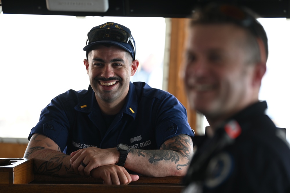 CGC William Chadwick training with French Navy