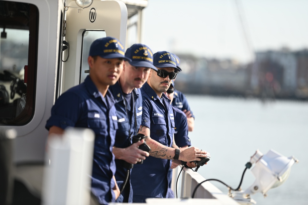 CGC William Chadwick training with French Navy
