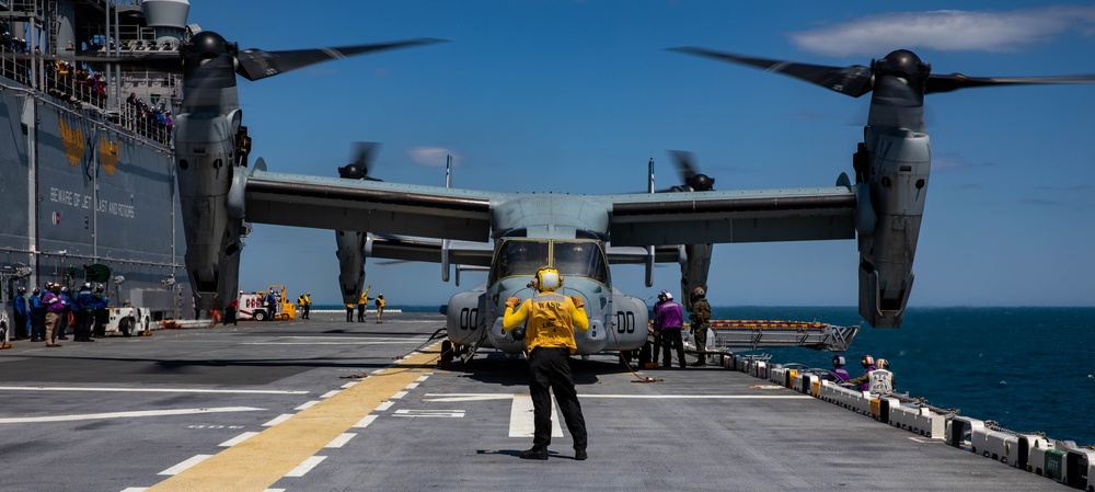 USS Wasp Begins Basic Phase