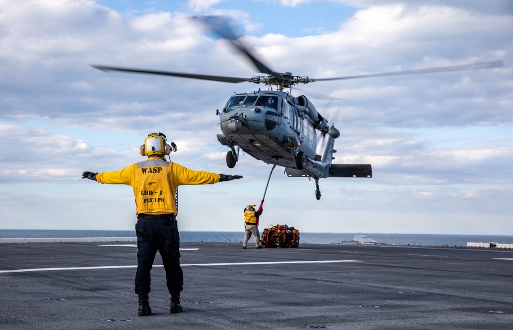 USS Wasp Begins Basic Phase