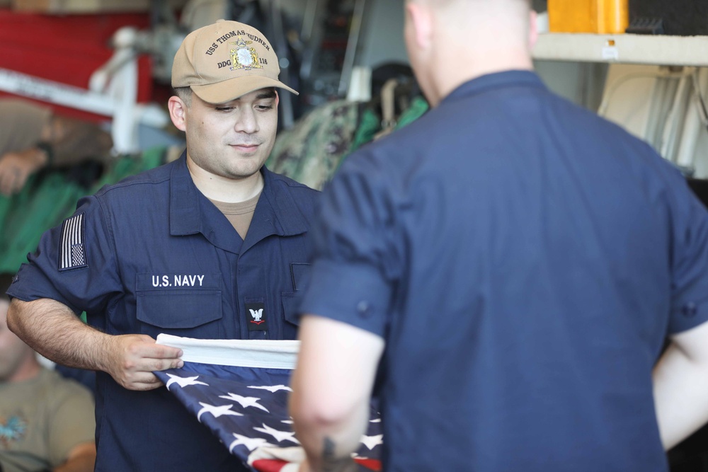 USS Thomas Hudner Deploys With GRFCSG