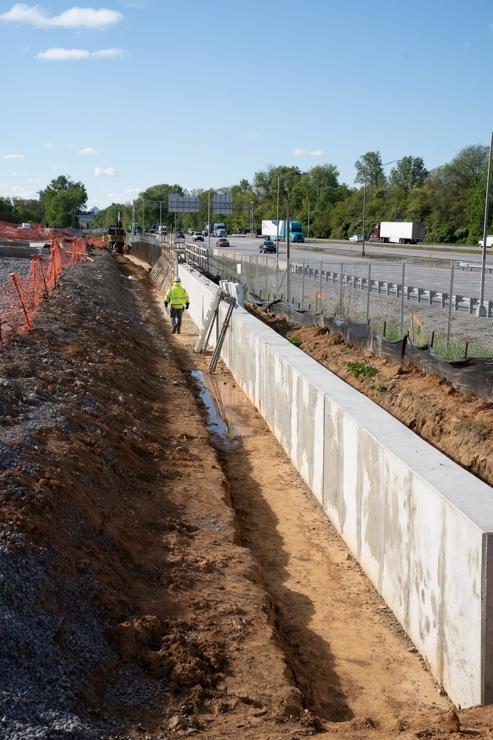 Construction continues at the site of the Louisville VA Medical Center May 3, 2023.