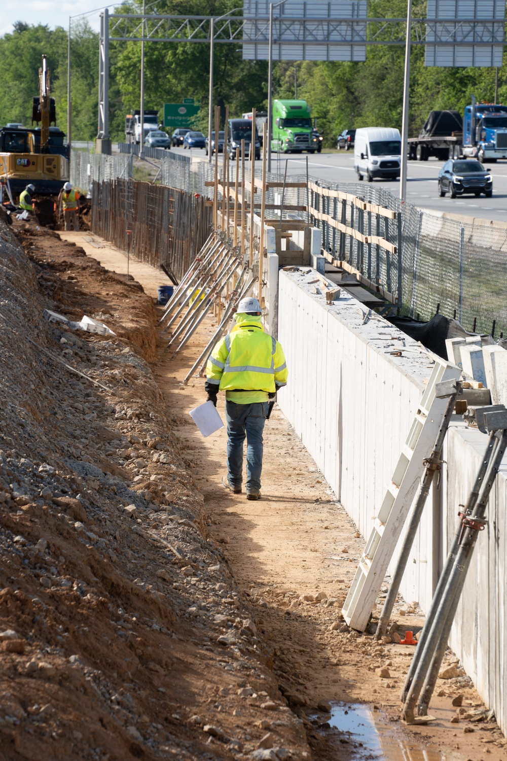 Construction continues at the site of the Louisville VA Medical Center May 3, 2023.