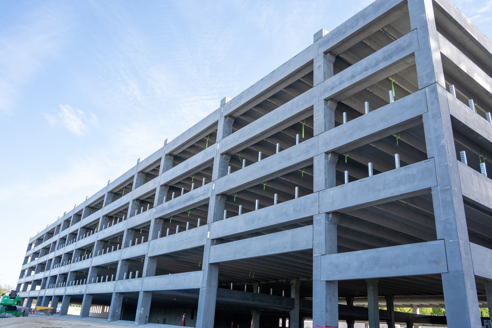 Construction continues at the site of the Louisville VA Medical Center May 3, 2023.