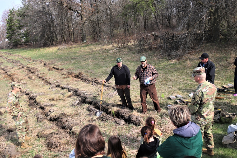 Dozens attend Fort McCoy’s 2023 Arbor Day observance; more than 500 trees planted