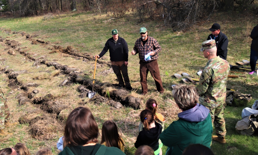 Dozens attend Fort McCoy’s 2023 Arbor Day observance; more than 500 trees planted