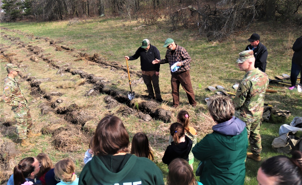 Dozens attend Fort McCoy’s 2023 Arbor Day observance; more than 500 trees planted