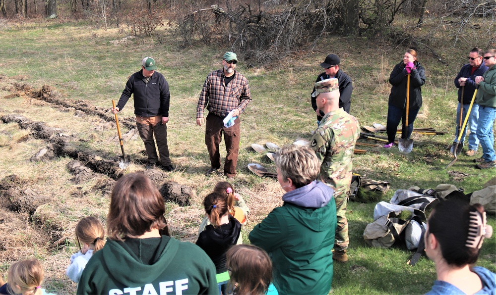 Dozens attend Fort McCoy’s 2023 Arbor Day observance; more than 500 trees planted