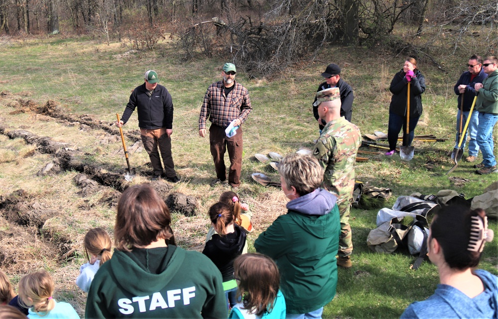 Dozens attend Fort McCoy’s 2023 Arbor Day observance; more than 500 trees planted